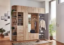 Aufsatzschrank >MULTIRAUMKONZEP< (BxH: 70x40 cm) in EICHE SAEGERAU-NACHBILDUNG