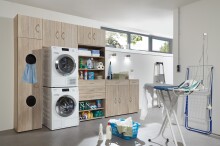 Mehrzweckschrank >MULTIRAUMKONZEP< (BxH: 40x185 cm) EICHE SAEGERAU