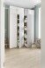 Aufsatzschrank >MULTIRAUMKONZEP< (BxH: 30x40 cm) in WEISS + BETON-NB LICHTGRAU