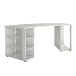 Schreibtisch >PIPPO< (BxHxT: 205x76x90,5 cm) in Weiss hlg. - 205x76x90,5 (BxHxT)