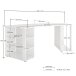 Schreibtisch >PIPPO< (BxHxT: 205x76x90,5 cm) in Schwarz hlg.