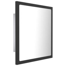 Badspiegel >3007760< (LxBxH: 8,5x40x37 cm) in Grau - 8,5x40x37 (LxBxH)