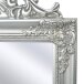 Barockspiegel >292879< (BxH: 40x160 cm) in Silber aus Holz + Glas - 40x160 (BxH)
