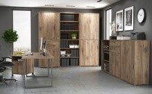 Aktenschrank >ICE VALLEY< (BxHxT: 84,5x115,1x41,5 cm) in Flagstaff Eiche