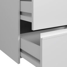 Schwebetürenschrank >WINN 2< (BxHxT: 170,3x205x61,2 cm) in Weiß