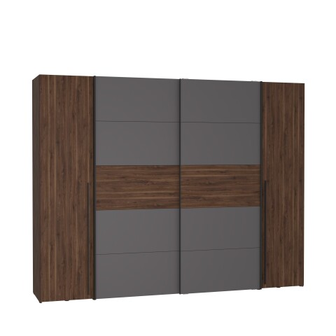 Dreh-/Schwebetürenschrank >NARAGO< (BxHxT: 270,3x210x61 cm)