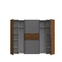 Dreh-/Schwebetürenschrank >NARAGO< (BxHxT:...