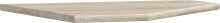 Ansteckplatte >TEMPRA2< (BxHxT: 72x2,2x72 cm) in Sonoma Eiche aus Holzwerkstoff