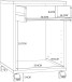 Rollcontainer >TEMPRA2< (BxHxT: 38,6x54,1x42 cm) in Sonoma Eiche