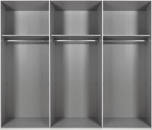 Schwebetürenschrank >MONACO< (BxH: 270x210 cm) GRAPHIT, GLAS SCHWARZ GLAS GREY
