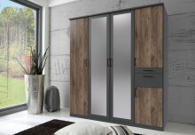 Drehtürenschrank >HENNEF< (BxH: 180x198 cm) in...