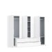 Kleiderschrank >LUANO< (BxHxT: 269,7x210,5x60 cm) in weiß