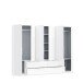 Kleiderschrank >LUANO< (BxHxT: 269,7x210,5x60 cm) in weiß
