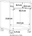 Rollcontainer >TEMPRA2< (BxHxT: 38,6x54,2x42 cm) in Artisan Eiche