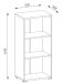 Aktenregal >Clermont< (BxHxT: 52,5x114x35 cm) in weiß - 52,5x114x35cm (BxHxT)