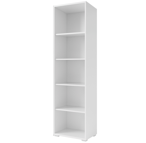 Aktenregal >Clermont< (BxHxT: 52,5x186x35 cm) in weiß - 52,5x186x35cm (BxHxT)