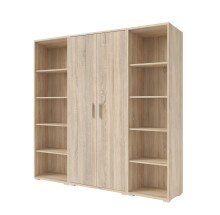 Aktenregal >Clermont< (BxHxT: 52,5x186x35 cm) in Sonoma/Eiche