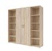 Aktenregal >Clermont< (BxHxT: 52,5x186x35 cm) in Sonoma/Eiche