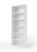 Aktenregal >Clermont< (BxHxT: 79,1x221,2x35 cm) in weiß - 79,1x221,2x35 (BxHxT)