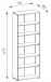 Aktenregal >Clermont< (BxHxT: 79,1x221,2x35 cm) in Sonoma/Eiche