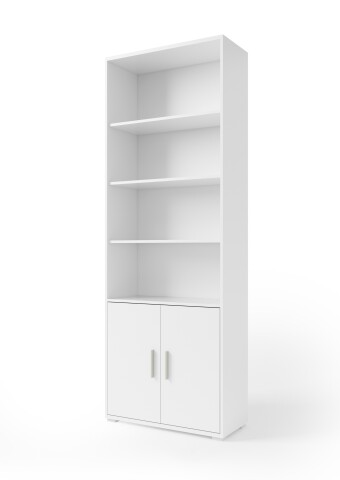 Aktenregal >Clermont< (BxHxT: 79,1x221,2x35 cm) in weiß - 79,1x221,2x35 (BxHxT)