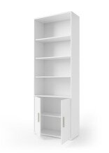Aktenregal >Clermont< (BxHxT: 79,1x221,2x35 cm) in weiß - 79,1x221,2x35 (BxHxT)