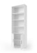 Aktenregal >Clermont< (BxHxT: 79,1x221,2x35 cm) in weiß - 79,1x221,2x35 (BxHxT)