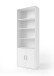 Aktenregal >Clermont< (BxHxT: 79,1x221,2x35 cm) in weiß - 79,1x221,2x35 (BxHxT)