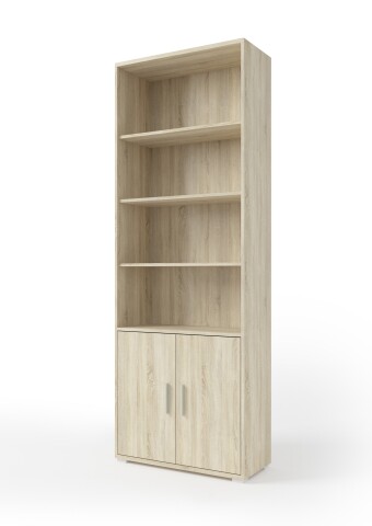 Aktenregal >Clermont< (BxHxT: 79,1x221,2x35 cm) in Sonoma/Eiche