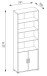 Aktenregal >Clermont< (BxHxT: 79,1x221,2x35 cm) in Sonoma/Eiche