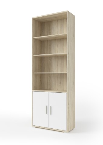 cm) mit (BxHxT: Sonoma/Eiche Aktenschrank 79,1x186x35 >Clermont< € in A, 219,95