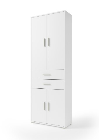 Aktenschrank >Clermont< (BxHxT: 79,1x221,2x35 cm) in weiß