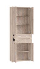 Aktenschrank >Clermont< (BxHxT: 79,1x221,2x35 cm) in Sonoma/Eiche