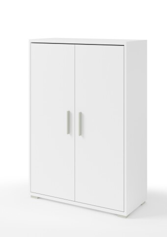 Aktenschrank >Clermont< (BxHxT: 79,1x114x35 cm) in weiß - 79,1x114x35cm (BxHxT)