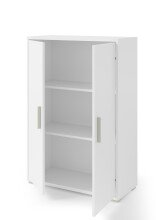 Aktenschrank >Clermont< (BxHxT: 79,1x114x35 cm) in weiß - 79,1x114x35cm (BxHxT)