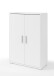 Aktenschrank >Clermont< (BxHxT: 79,1x114x35 cm) in weiß - 79,1x114x35cm (BxHxT)