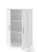 Aktenschrank >Clermont< (BxHxT: 79,1x114x35 cm) in weiß - 79,1x114x35cm (BxHxT)