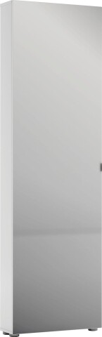 Schuhschrank >SPAZIO< (BxHxT: 60,2x200x18,6 cm) in weiß - 60,2x200x18,6 (BxHxT)