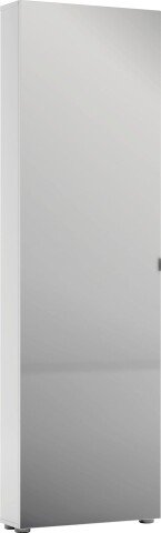 Schuhschrank >SPAZIO< (BxHxT: 60,2x200x18,6 cm) in weiß - 60,2x200x18,6 (BxHxT)