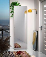 Schuhschrank >SPAZIO< (BxHxT: 60,2x200x18,6 cm) in weiß - 60,2x200x18,6 (BxHxT)