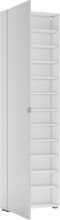 Schuhschrank >SPAZIO< (BxHxT: 60,2x200x18,6 cm) in weiß - 60,2x200x18,6 (BxHxT)