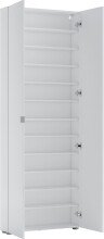 Schuhschrank >SPAZIO< (BxHxT: 73,4x200x18,6 cm) in weiß - 73,4x200x18,6 (BxHxT)