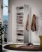 Schuhschrank >SPAZIO< (BxHxT: 73,4x200x18,6 cm) in weiß - 73,4x200x18,6 (BxHxT)