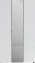 Schuhschrank >SPAZIO< (BxHxT: 110,2x200x18,6 cm) in weiß aus Holzwerkstoff