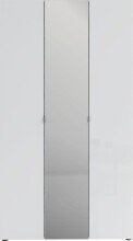 Schuhschrank >SPAZIO< (BxHxT: 110,2x200x18,6 cm) in weiß aus Holzwerkstoff