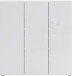 Schuhschrank >SPAZIO< (BxHxT: 110,2x115x18,6 cm) in weiß aus Holzwerkstoff