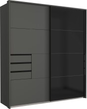 Passepartout >BARCELONA< (BxH: 228x213 cm) in GRPAHIT + GLAS SCHWARZ