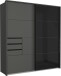 Passepartout >BARCELONA< (BxH: 228x213 cm) in GRPAHIT + GLAS SCHWARZ