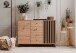 Kommode >Medan< (BxHxT: 118x85x45 cm) in Artisan Oak / Anthrazit
