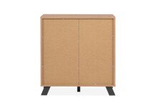 Kommode >Medan< (BxHxT: 80x85x40 cm) in Artisan Oak / Anthrazit
